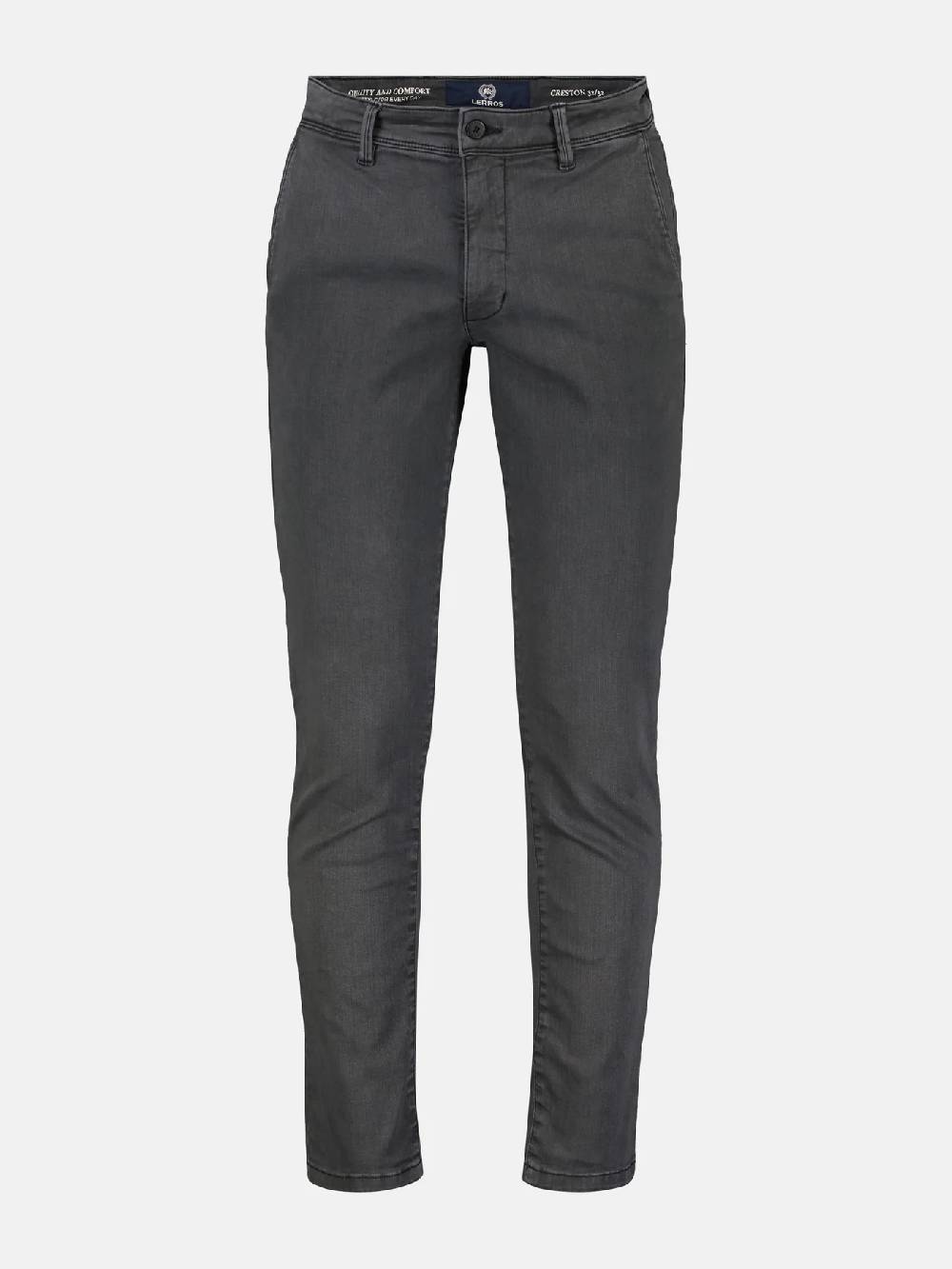 Lerros 2009114 CHINO VAN ZACHTE HYPERFLEX STRETCHKWALITEIT (289 DARK GRAPHITE) Online Shopping