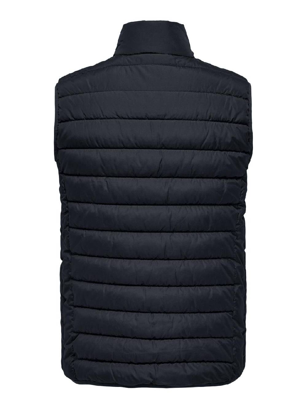 Only & Sons ONSBRODY QUILT VEST OTW VD DARK NAVY Große Rabatte