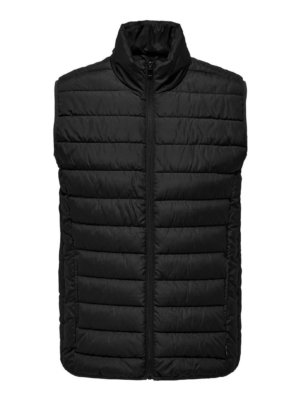 Only & Sons ONSBRODY QUILT VEST OTW VD BLACK Neuheiten