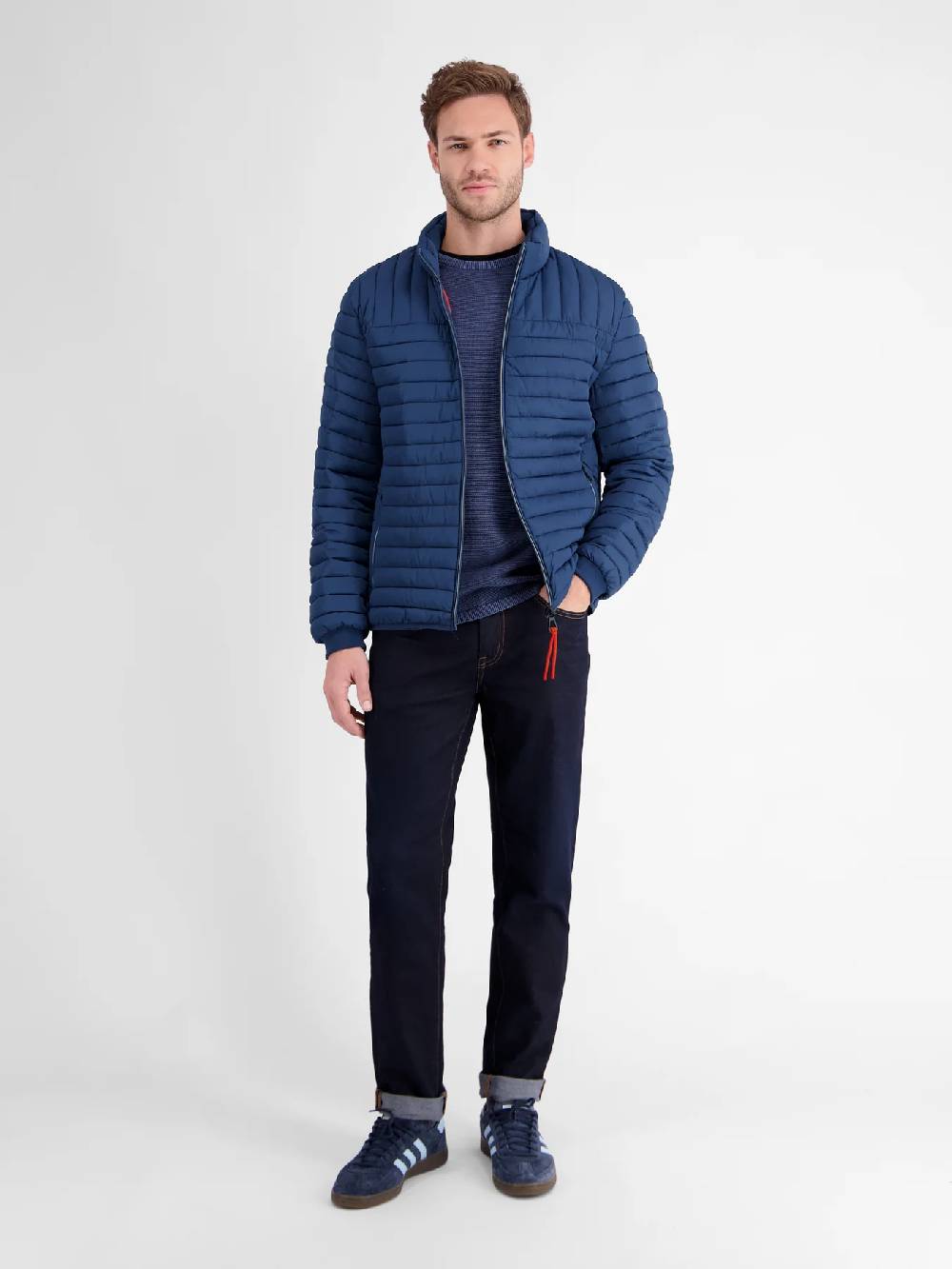 Lerros 23D7040 LICHTGEWICHT GEWATTEERD JACK (448 STORM BLUE) Räumungsverkauf