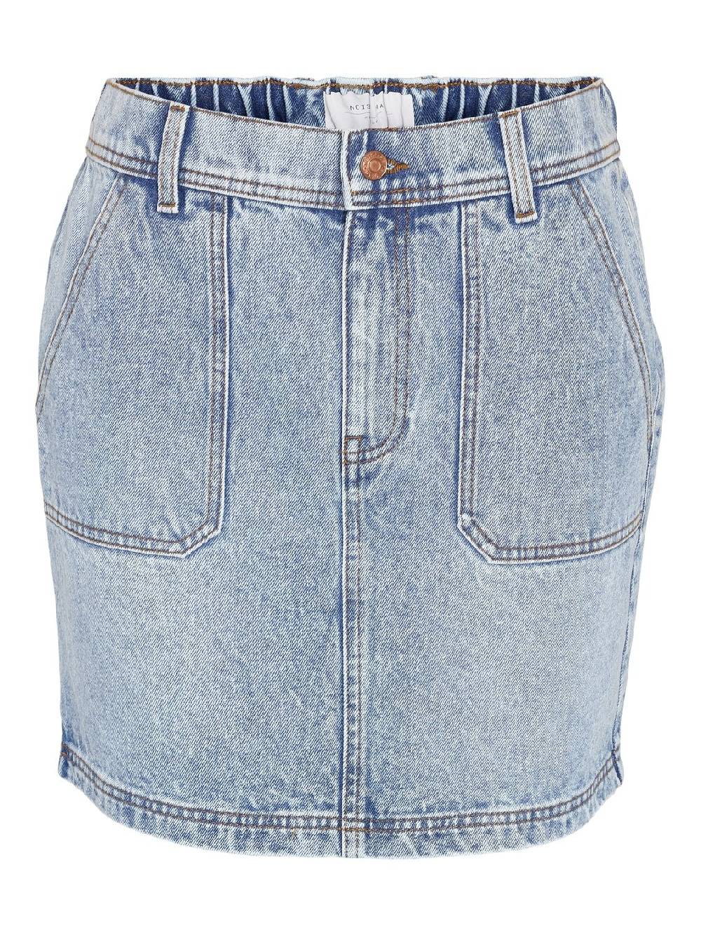 NOISY MAY REGINA HW Denim Skirt (Light Blue Used) Verkauf