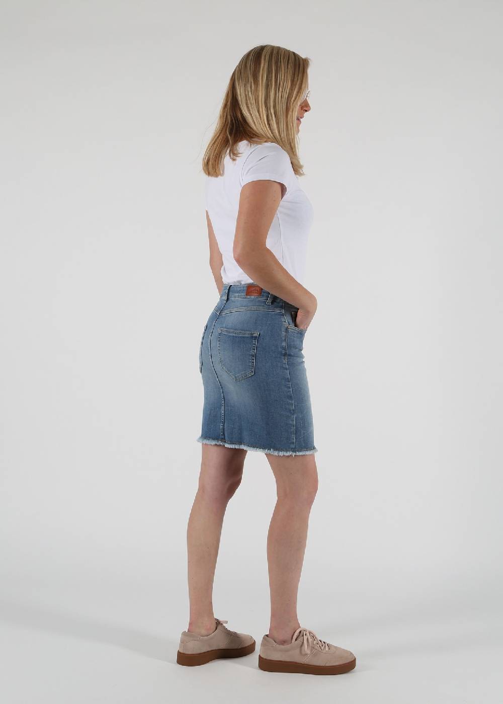 M.O.D Sina Skirt Indiana Blue Schlussverkauf