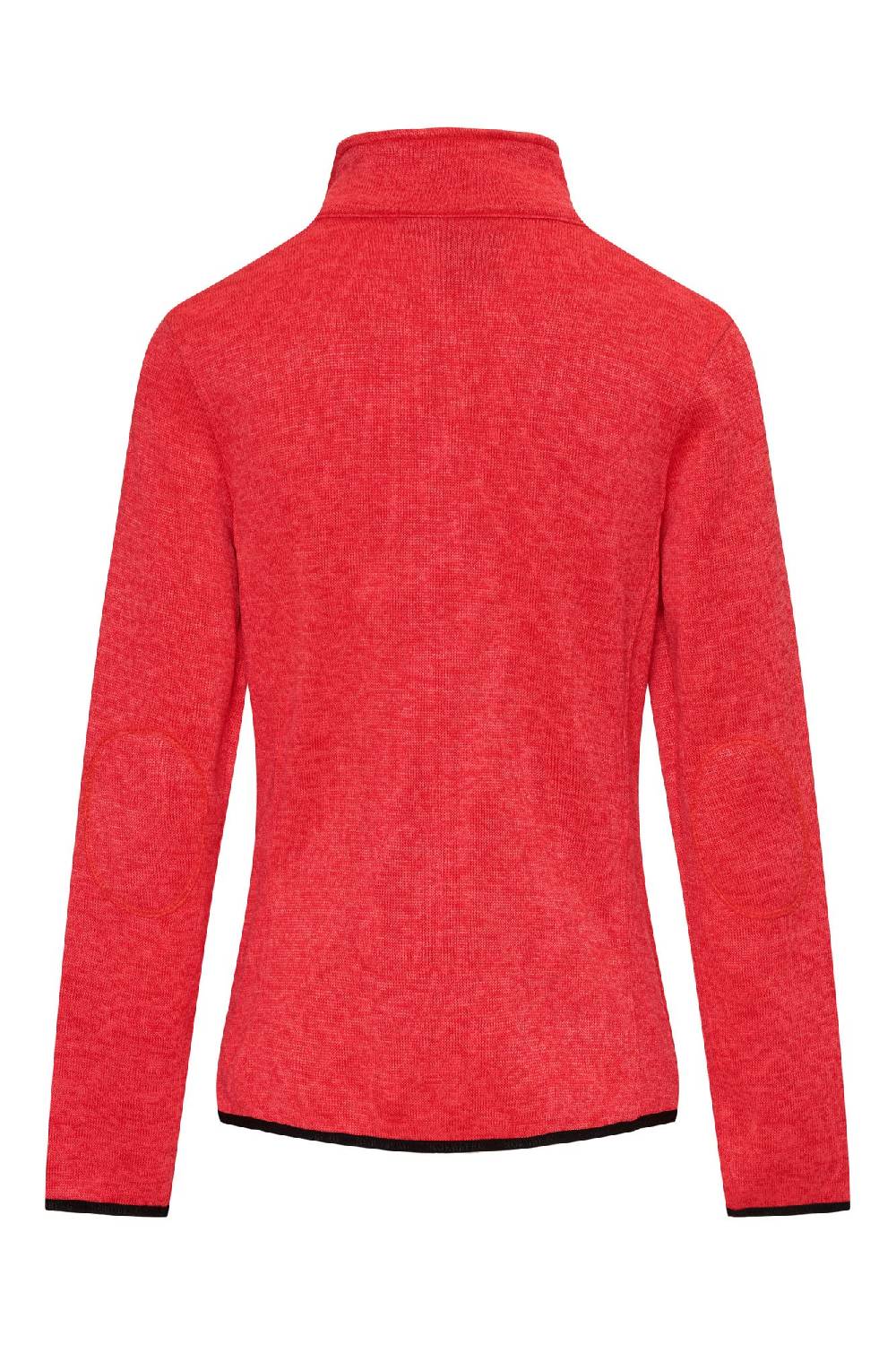 Nordberg ANDREA Knitted Fleece Jacket Red Melange Kostenloser Versand