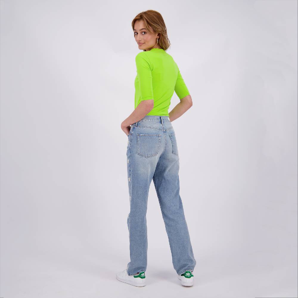 RAIZZED WOMEN SUNSET STAR Light Blue Stone Straight Jeans Super Sparpreis