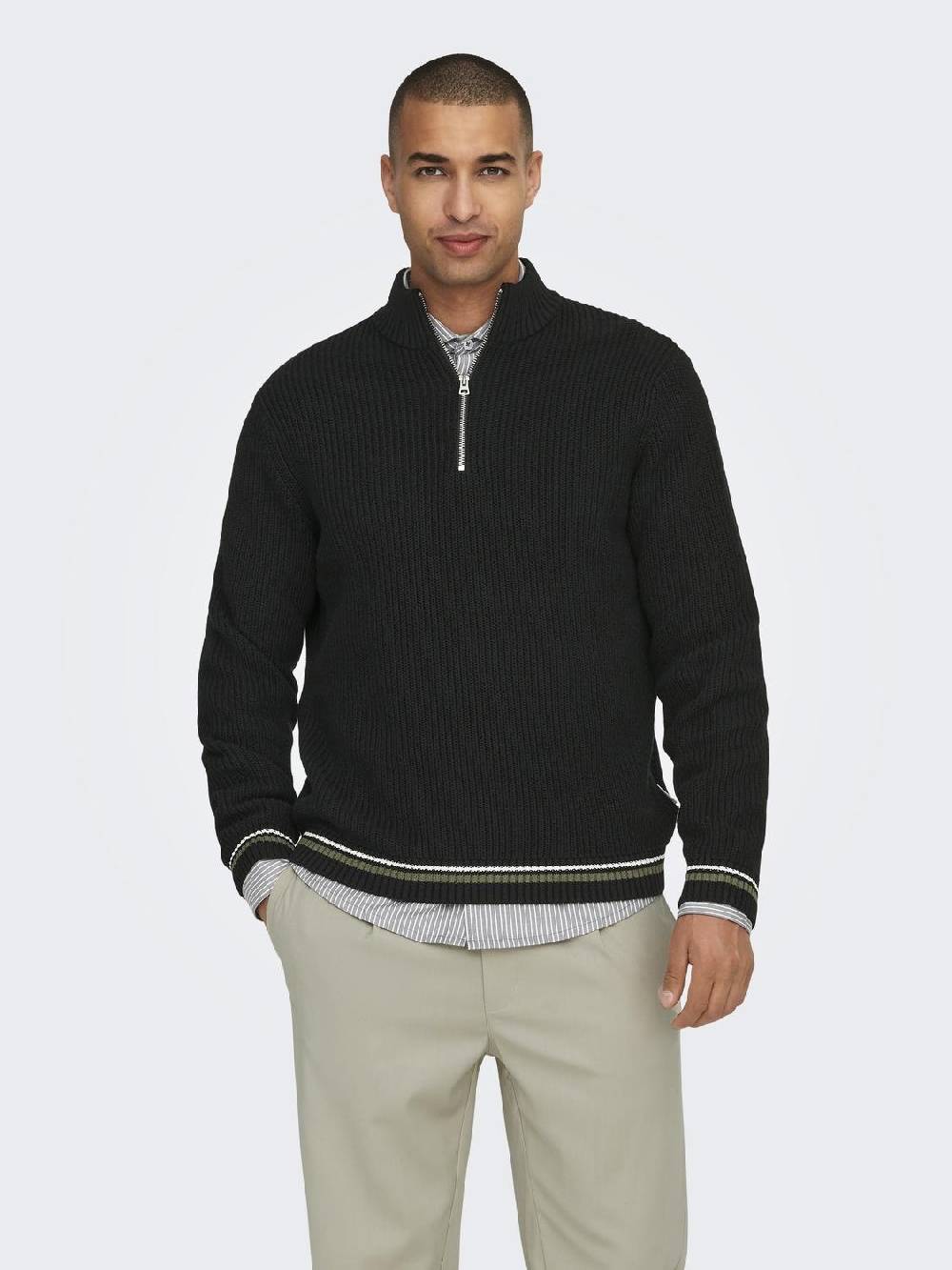 Only & Sons ONSLIMA LIFE REG 5 MIX BOX KNIT BTS (Black) Outlet