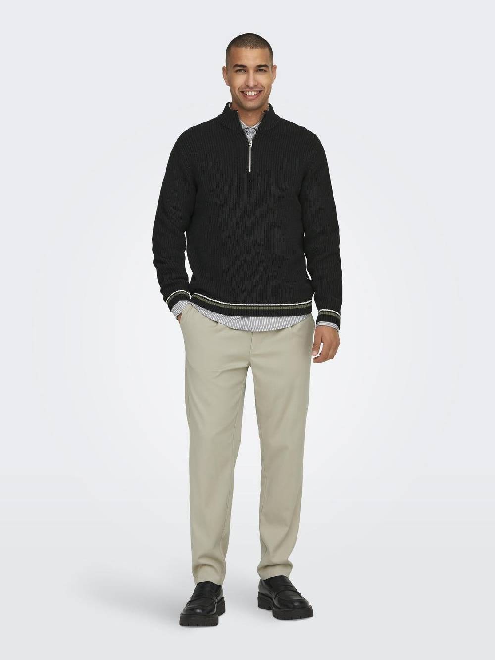 Only & Sons ONSLIMA LIFE REG 5 MIX BOX KNIT BTS (Black) Outlet