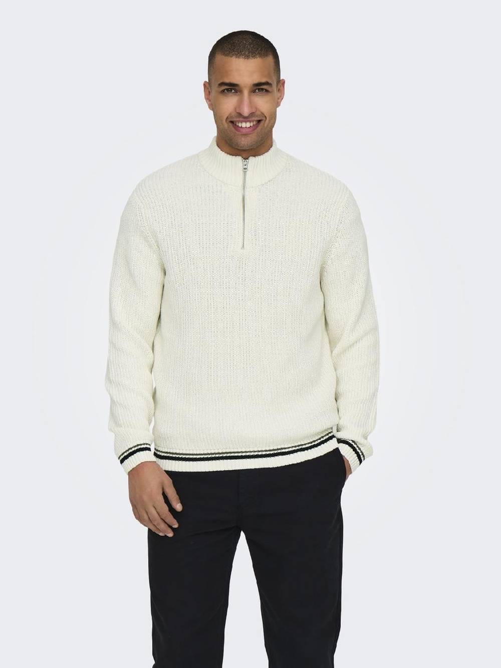 Only & Sons ONSLIMA LIFE REG 5 MIX BOX KNIT BTS (Cloud Dancer) Auslauf