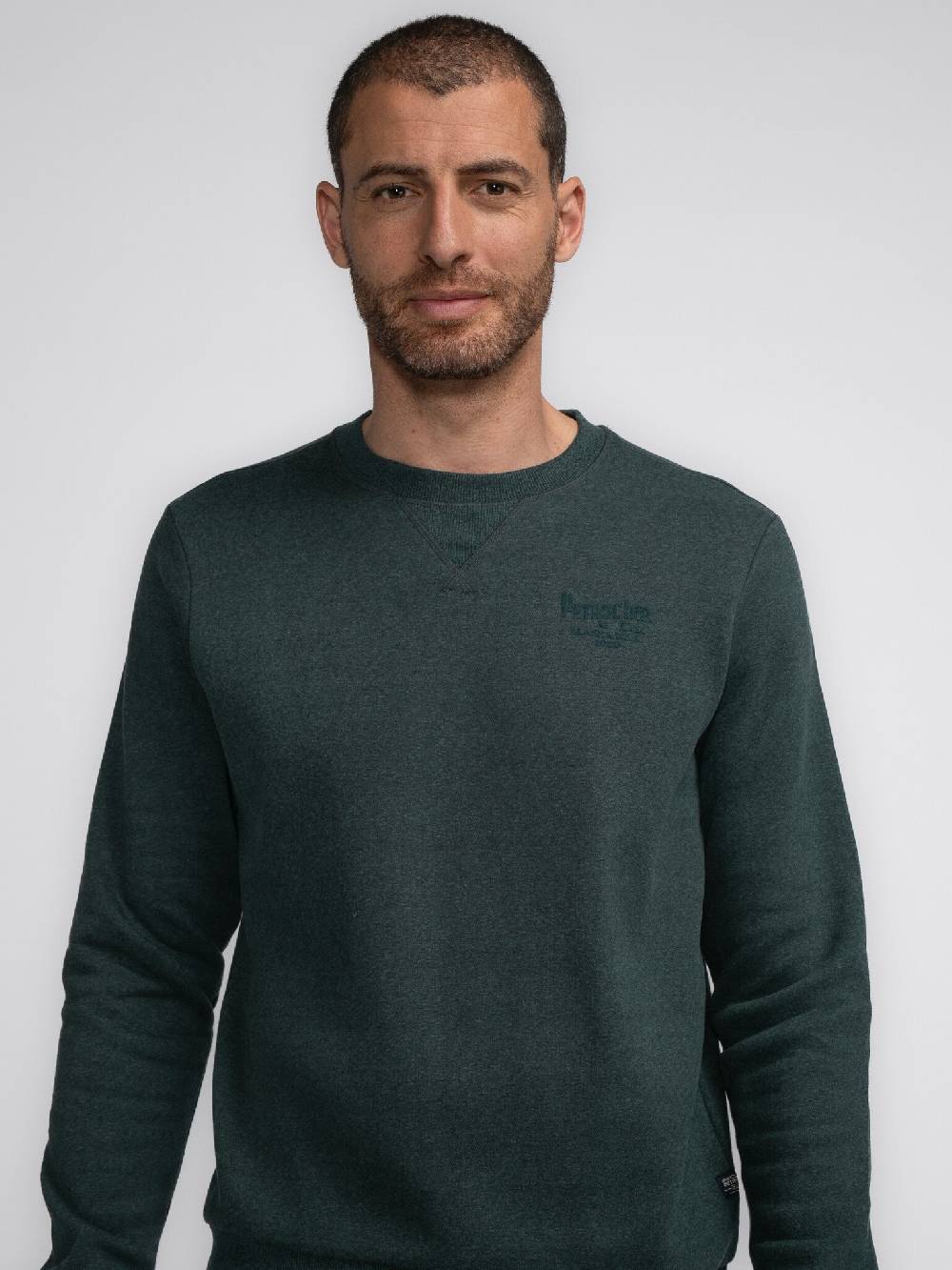 Petrol M-3040-SWR309 MEN SWEATER ROUND NECK PRINT 6089 Bottle Angebote