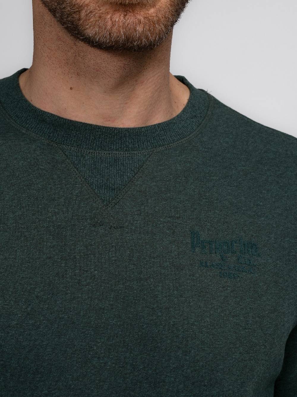 Petrol M-3040-SWR309 MEN SWEATER ROUND NECK PRINT 6089 Bottle Angebote