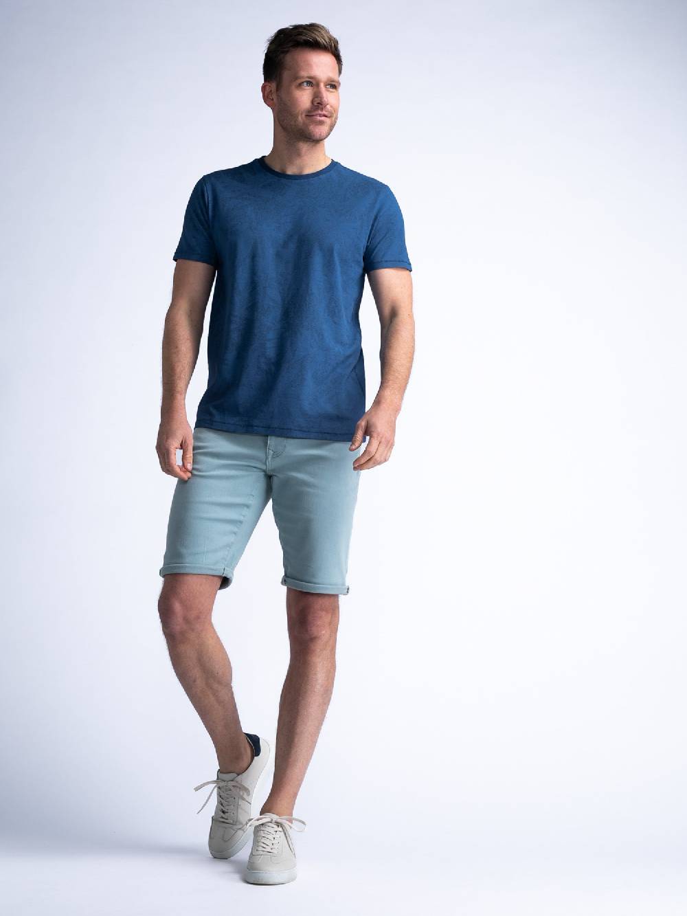 Petrol Men Shorts Denim M-1040-SHO005 (5179 Aqua Grey) Limitierter Zeitrabatt