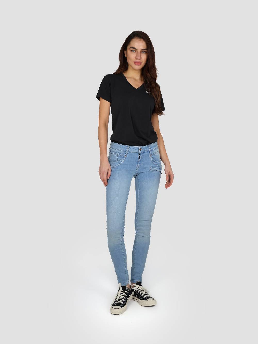 M.O.D SUZY Skinny Fit Admin Blue Kostenloser Versand international