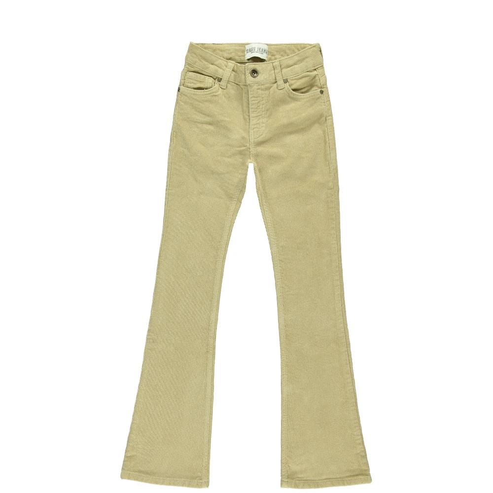 Cars Jeans Desiree Flare Corduroy Khaki 50% Rabatt für begrenzte Zeit