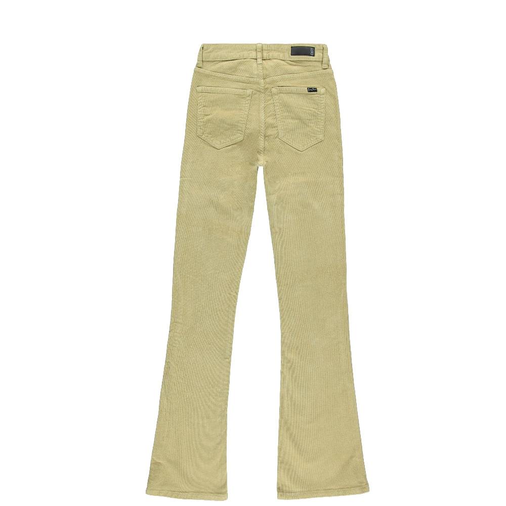 Cars Jeans Desiree Flare Corduroy Khaki 50% Rabatt für begrenzte Zeit