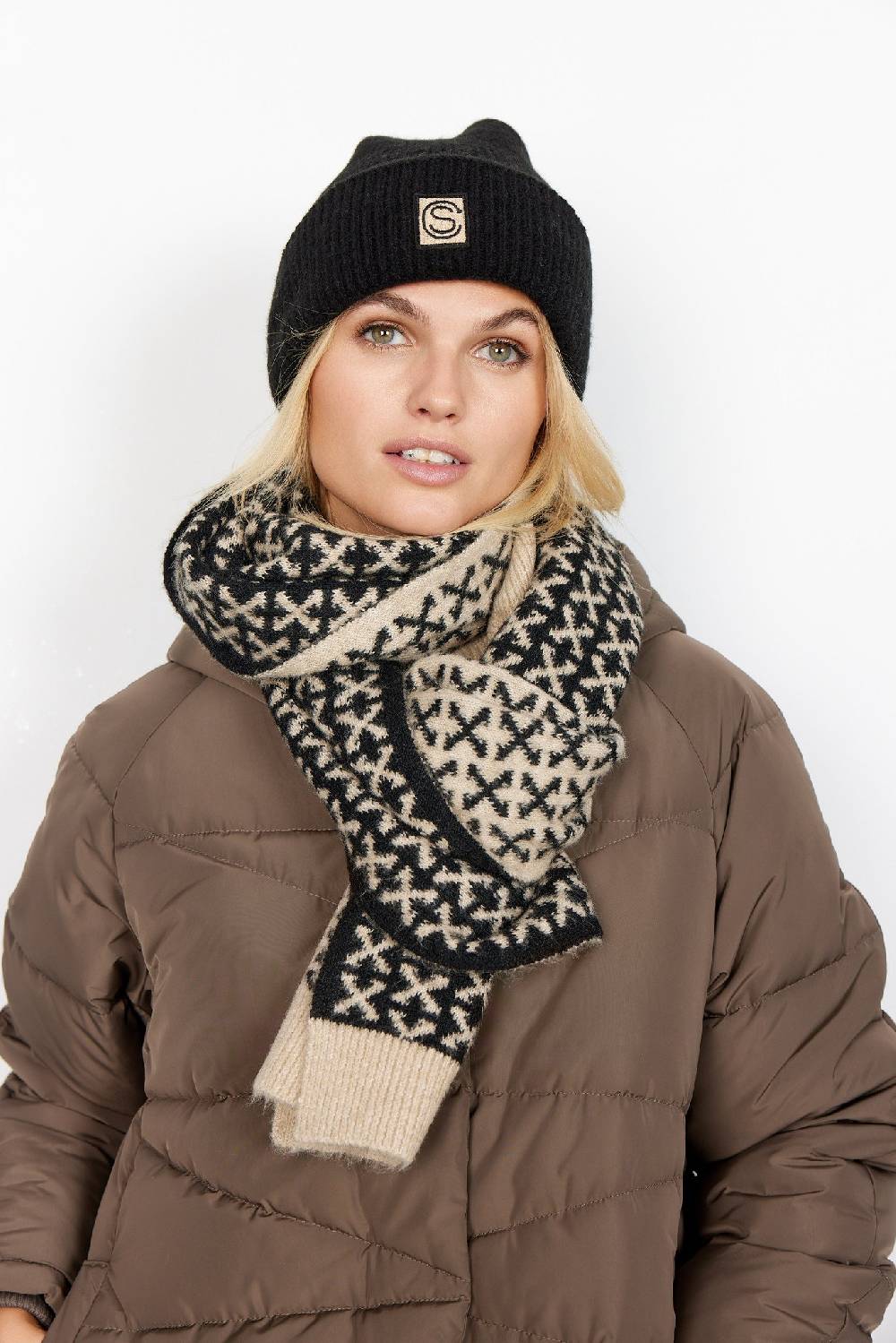 Soya Concept SC-HALIDA 1 SCARF (8205 SAND COMBI) Auslauf
