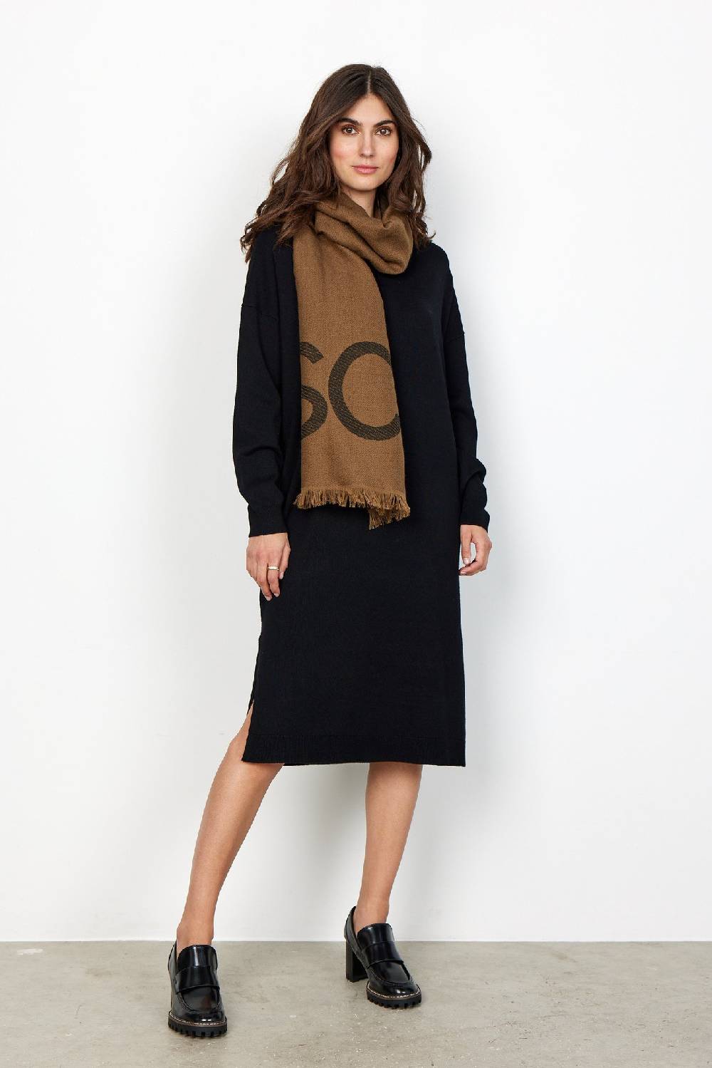 Soya Concept SC-HALDIS 1 SCARF (8700 SEPIA BROWN COMBI) Verkauf