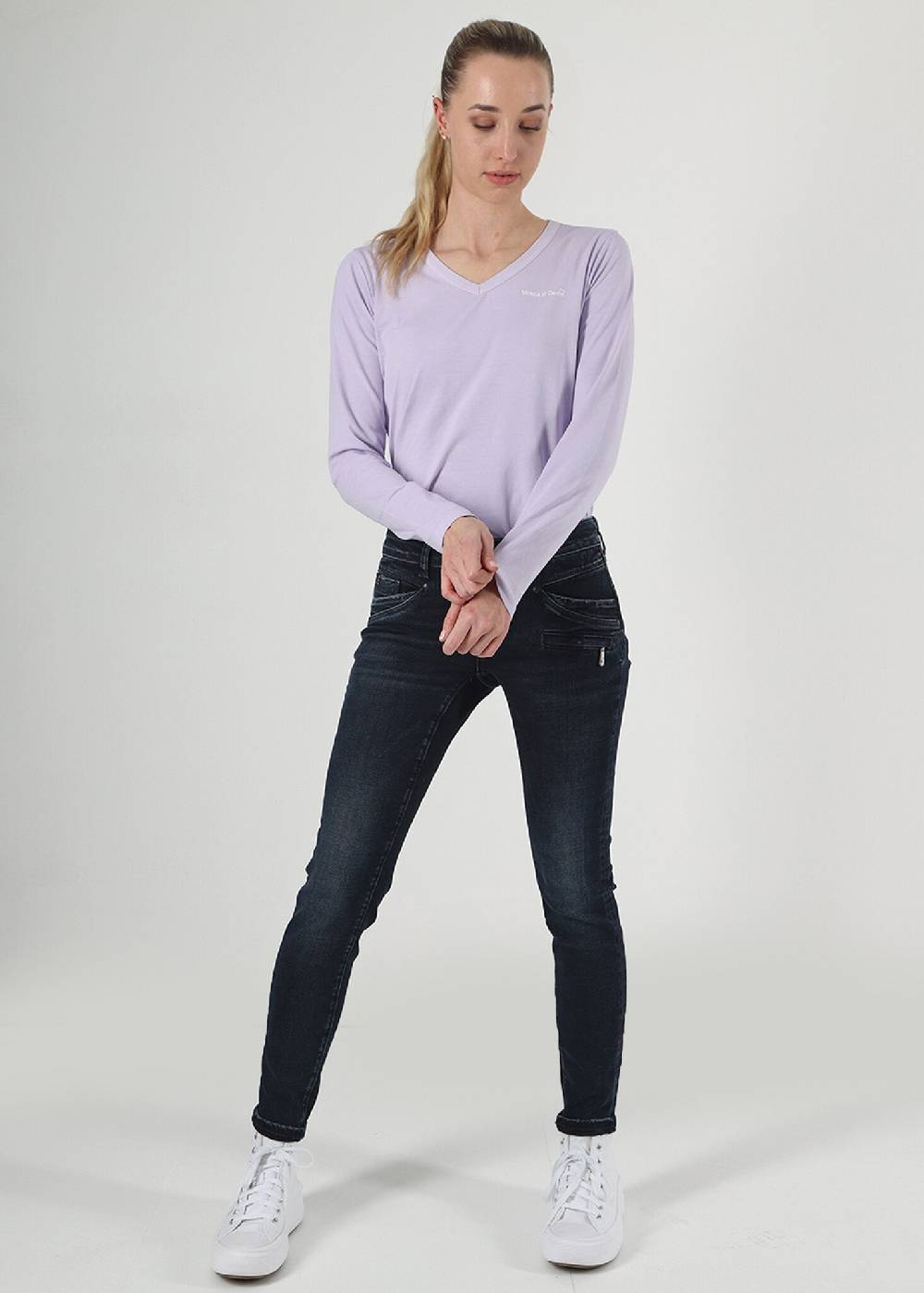 M.O.D SUZY Skinny fit - Slip Blue Black Großer Ausverkauf