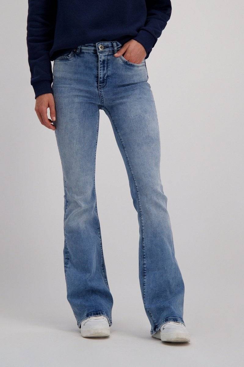 Cars Jeans Michelle Flare Den.Bleached Us (05 Stone Bleached) Exklusivangebot