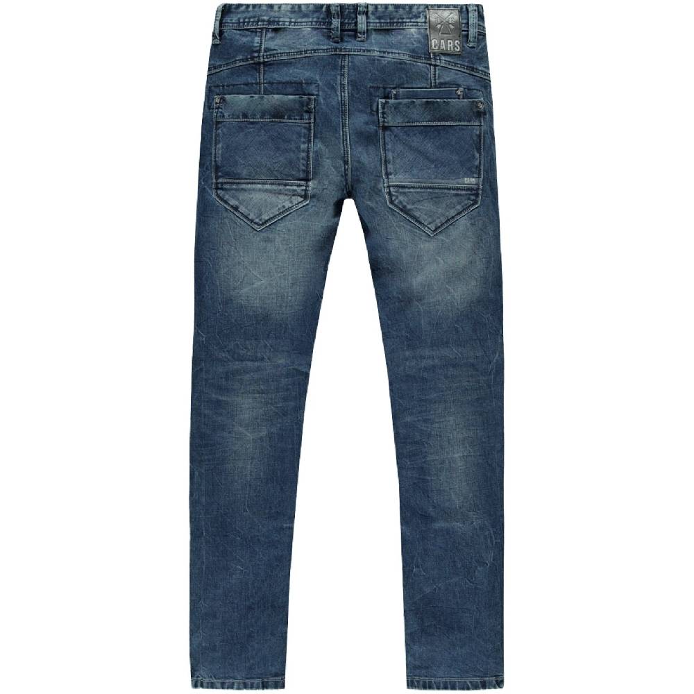 Cars Jeans YARETH Tapered Str. Dark Pittsfield Wash Top Angebot
