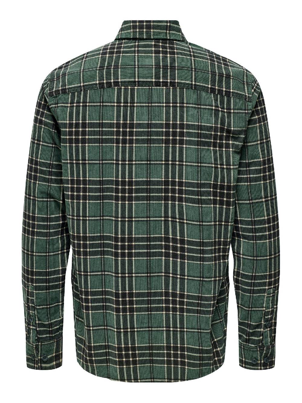Only & Sons Onsleo REG LS Wash Cord Shirt (236255 Cilantro) Online Outlet
