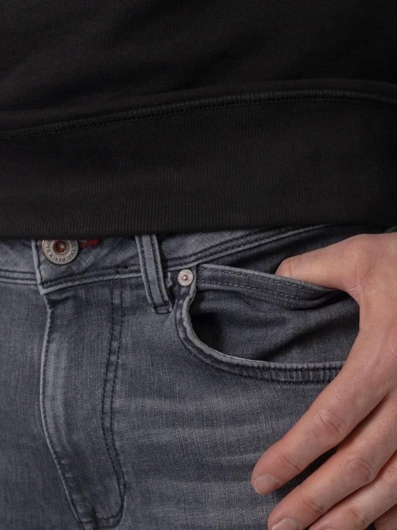 Petrol RUSSEL - Men Denim Tapered (9700 Grey) VIP-Rabatte
