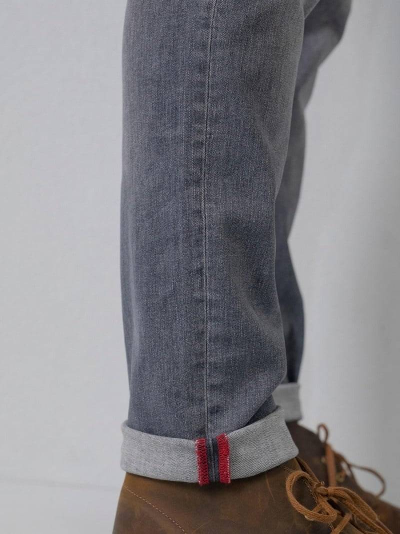 Petrol RUSSEL - Men Denim Tapered (9700 Grey) VIP-Rabatte