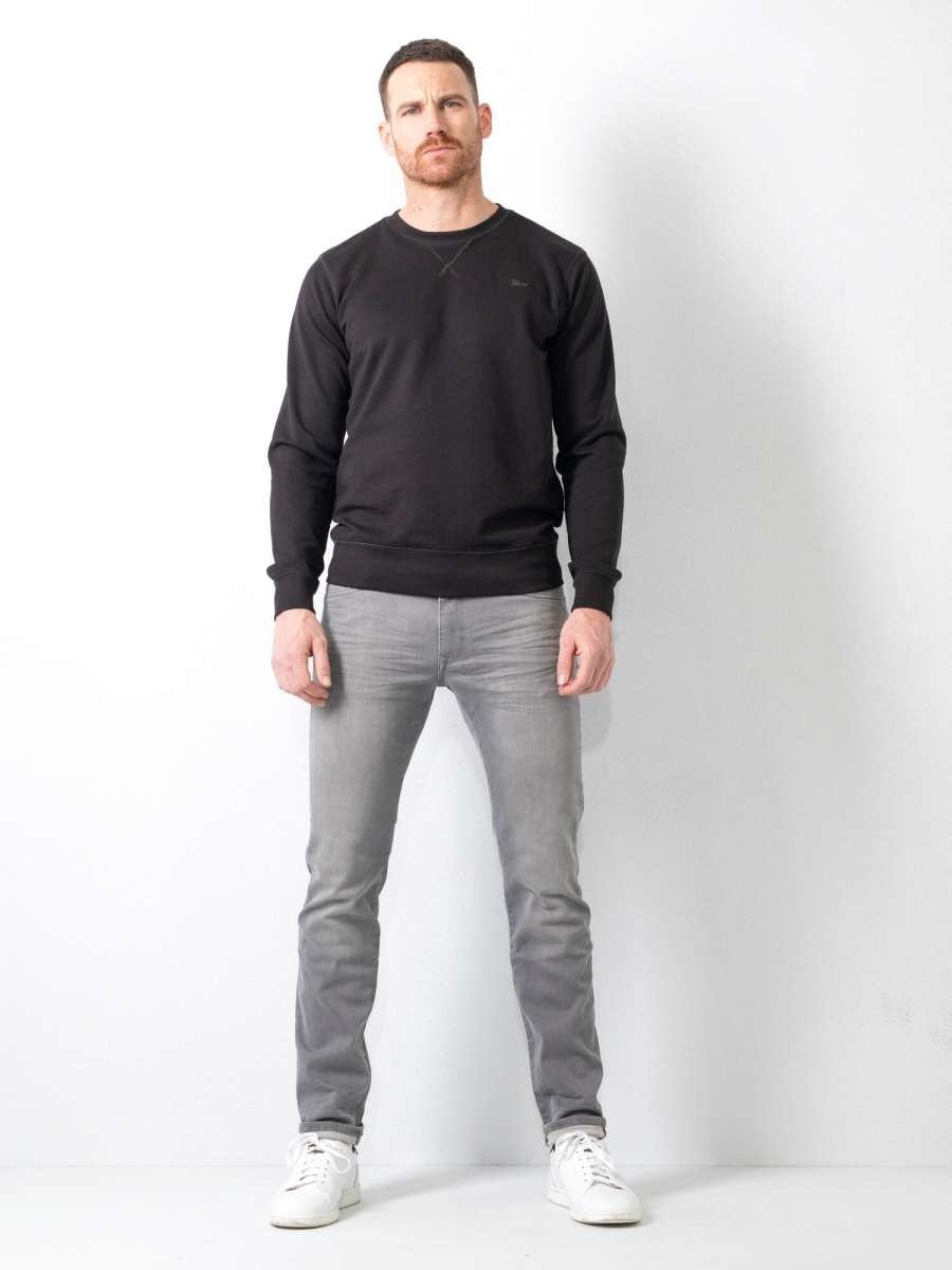 Petrol SEAHAM-Classic - Men Denim Slim Fit (9700 Grey) Neueste Stile