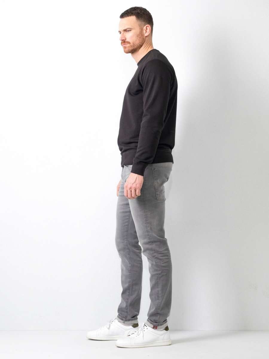 Petrol SEAHAM-Classic - Men Denim Slim Fit (9700 Grey) Neueste Stile