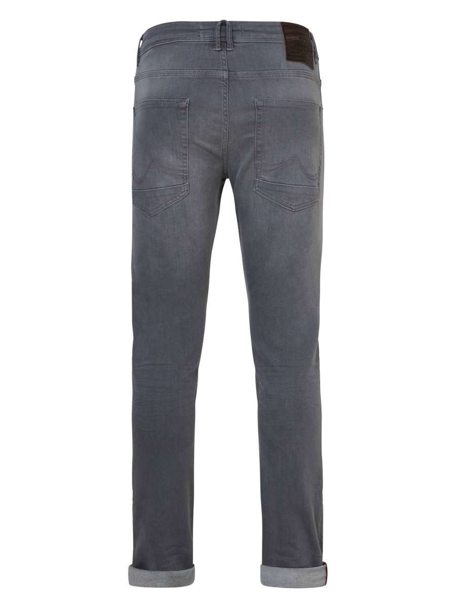 Petrol SEAHAM-Classic - Men Denim Slim Fit (9700 Grey) Neueste Stile