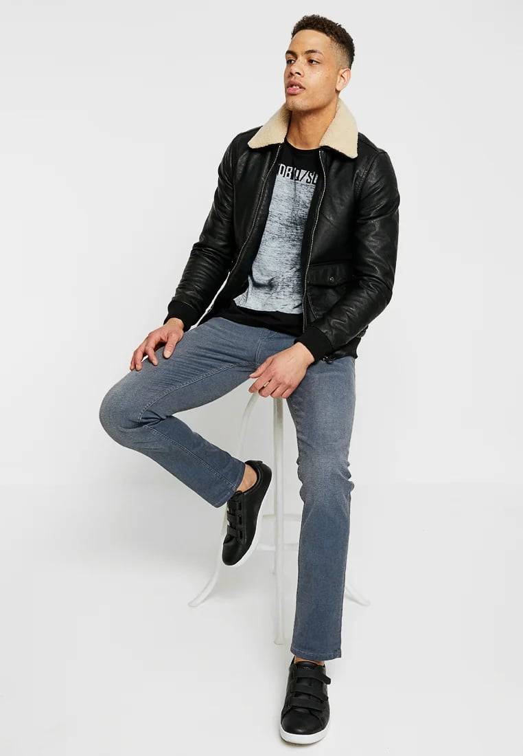 Cars Jeans Henlow Regular Coated Grey Blue Letzter Tag