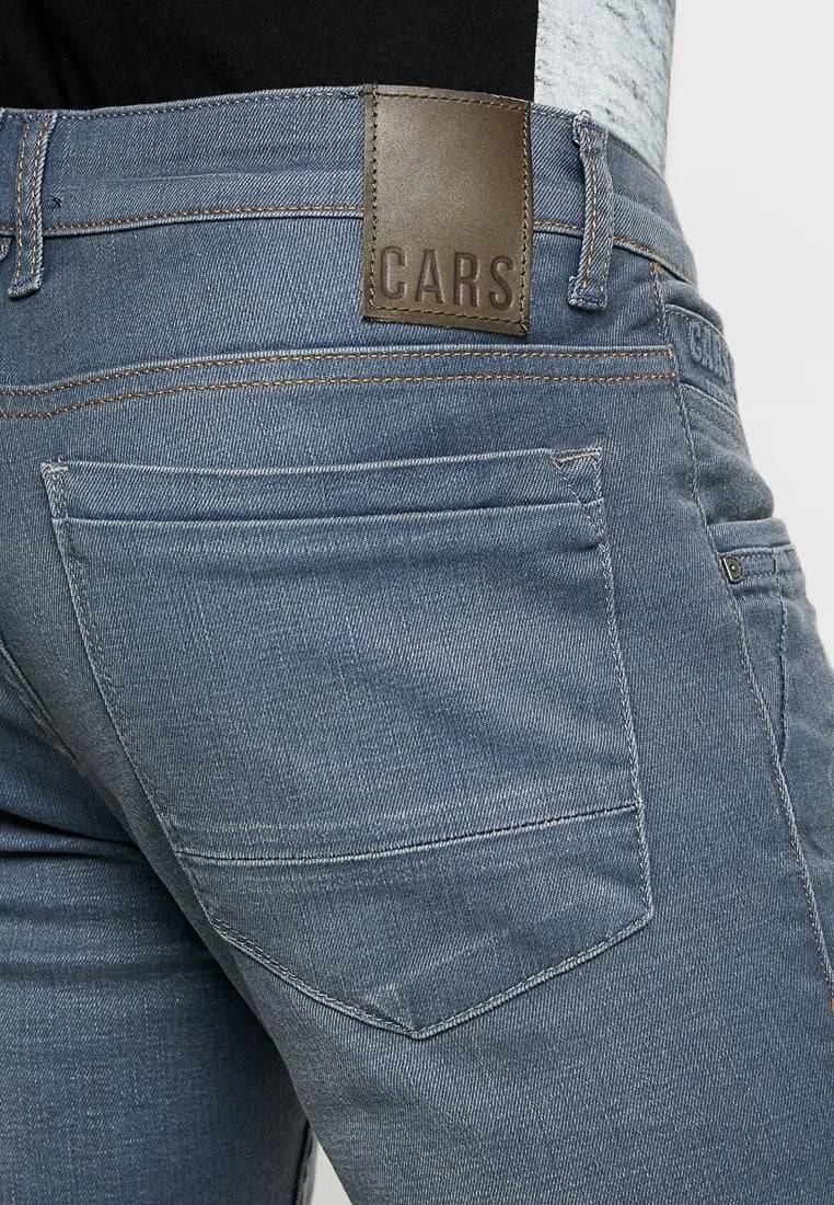 Cars Jeans Henlow Regular Coated Grey Blue Letzter Tag