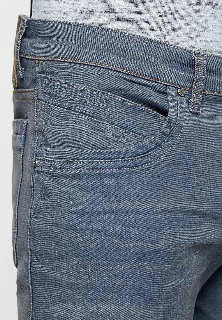 Cars Jeans Henlow Regular Coated Grey Blue Letzter Tag