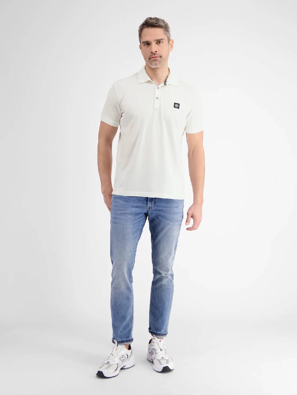 Lerros 2453261 Men Polo (Broken white 103) Bis zu 65% Rabatt