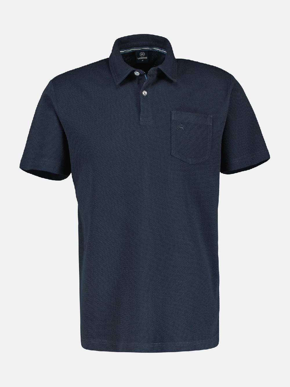 Lerros 2443204 POLOSHIRT IN SPORTIEVE WAFELPIQUÉKWALITEIT (485 CLASSIC NAVY) Bis zu 55% Rabatt