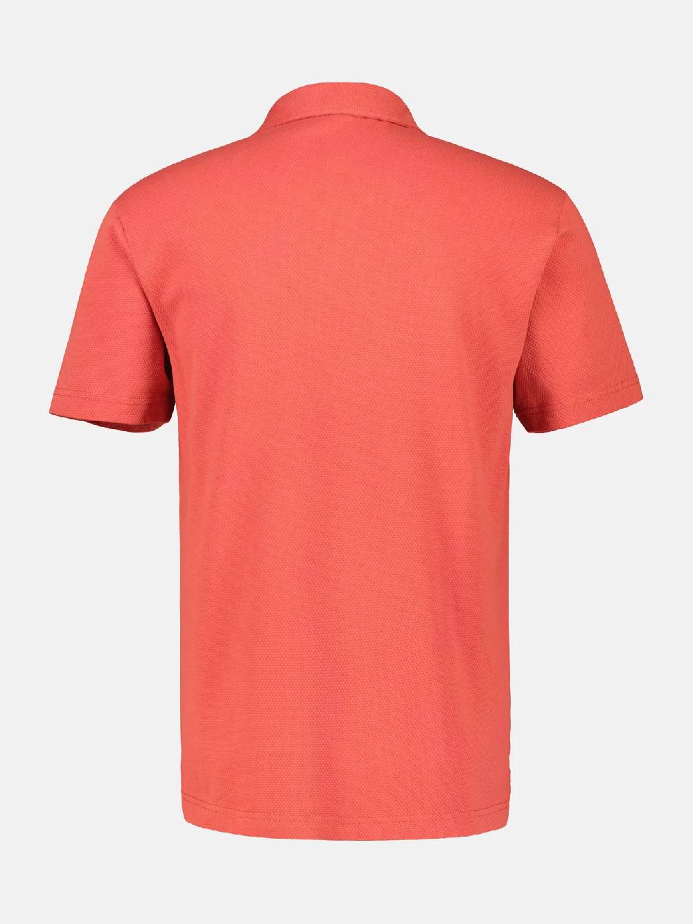 Lerros 2443204 POLOSHIRT IN SPORTIEVE WAFELPIQUÉKWALITEIT (327 DEEP CORAL RED) Nur noch ein Tag übrig