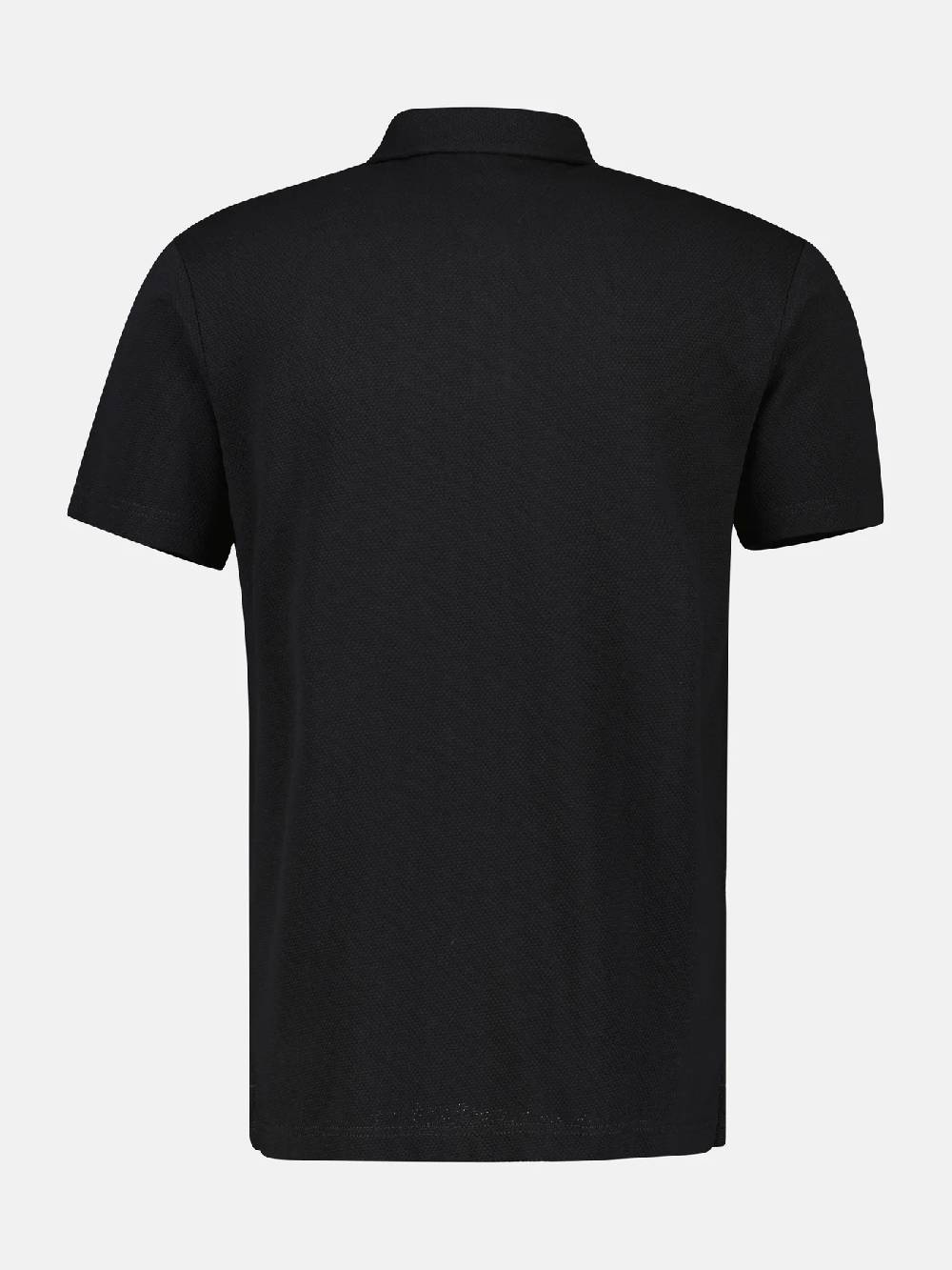 Lerros 2443204 POLOSHIRT IN SPORTIEVE WAFELPIQUÉKWALITEIT (290 BLACK) Super Rabatt