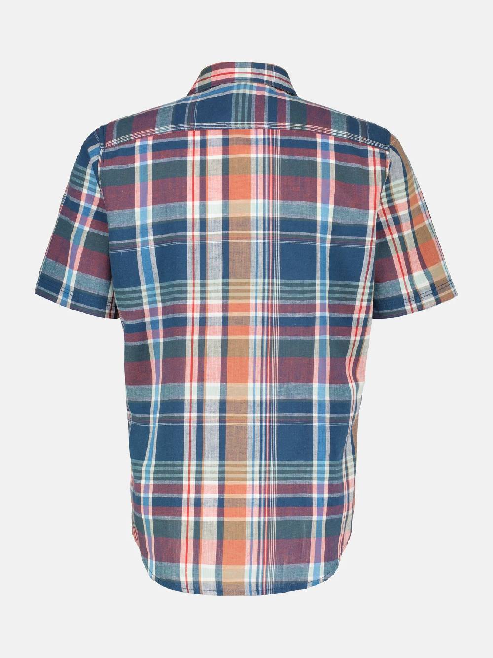 Lerros 2442011 GERUIT OVERHEMD KATOEN-LINNENMIX (448 STORM BLUE) 50% Rabatt mit kostenlosem Versand