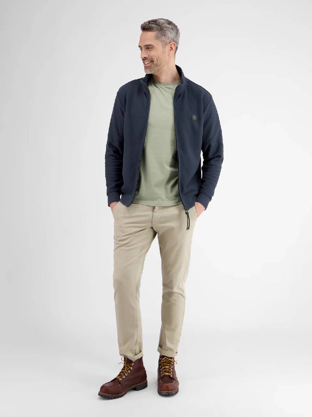 Lerros 2484532 K44 Sweatjacke (485 Classic Navy) 50% Rabatt für begrenzte Zeit