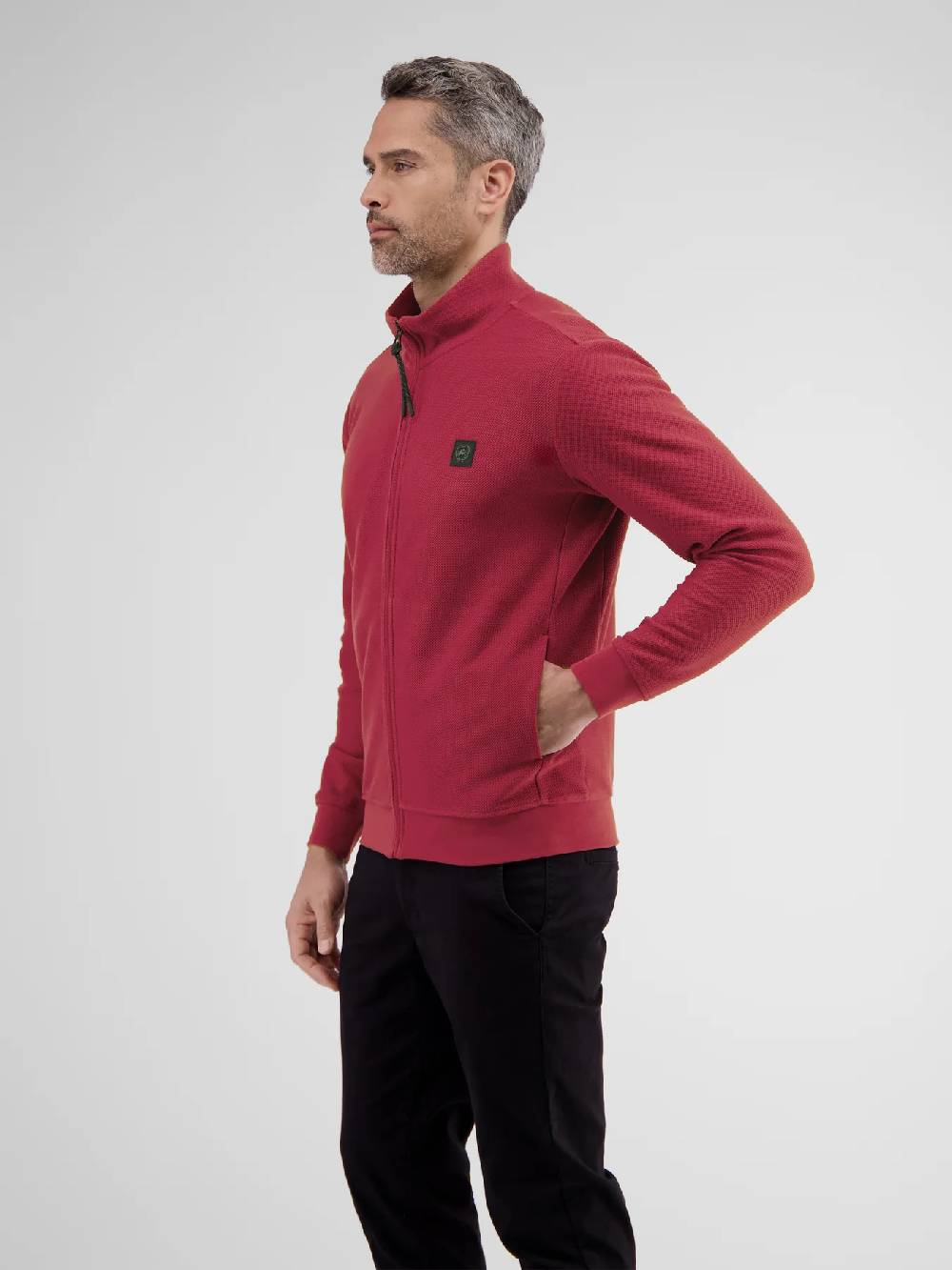 Lerros 2484532 K44 Sweatjacke (362 Deep Garnet Red) Rabatte dieses Monats