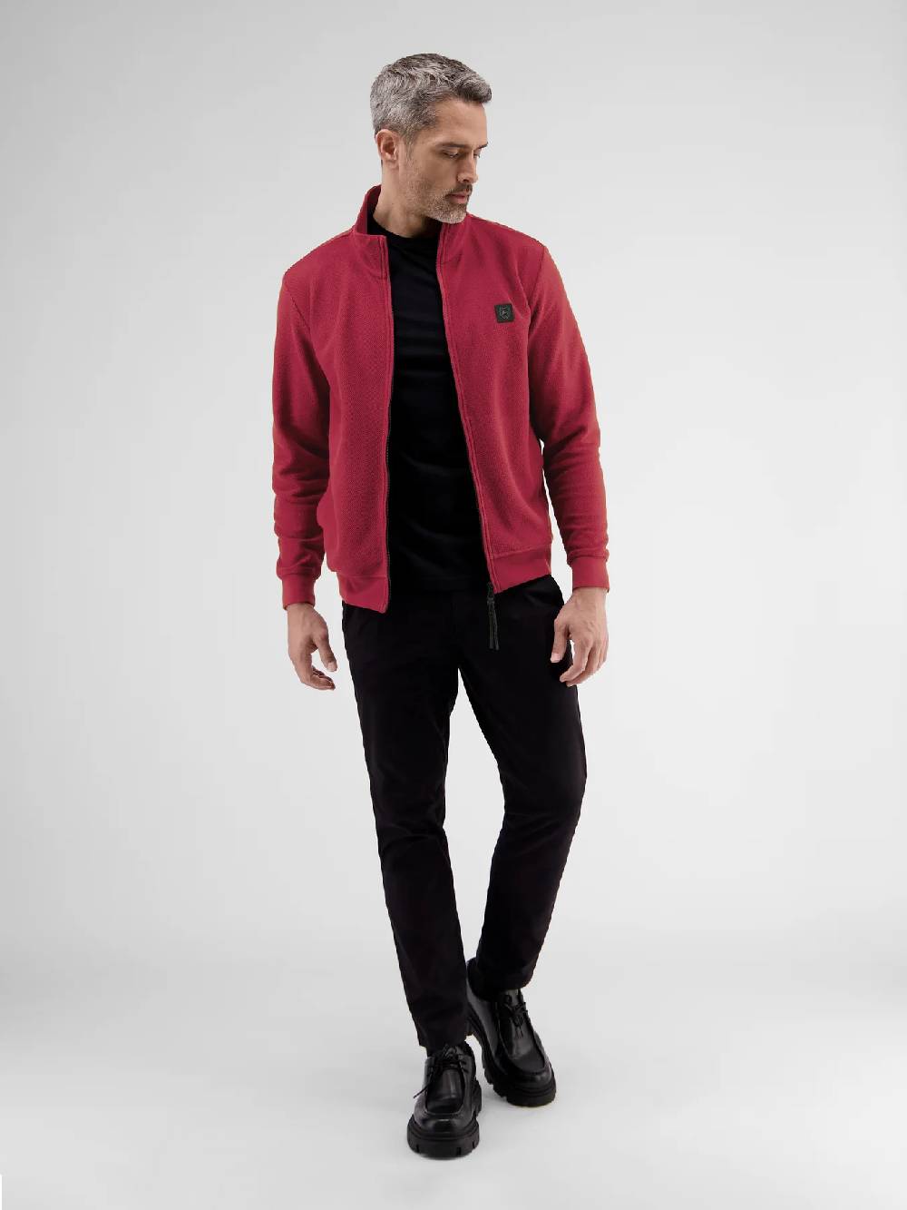 Lerros 2484532 K44 Sweatjacke (362 Deep Garnet Red) Rabatte dieses Monats