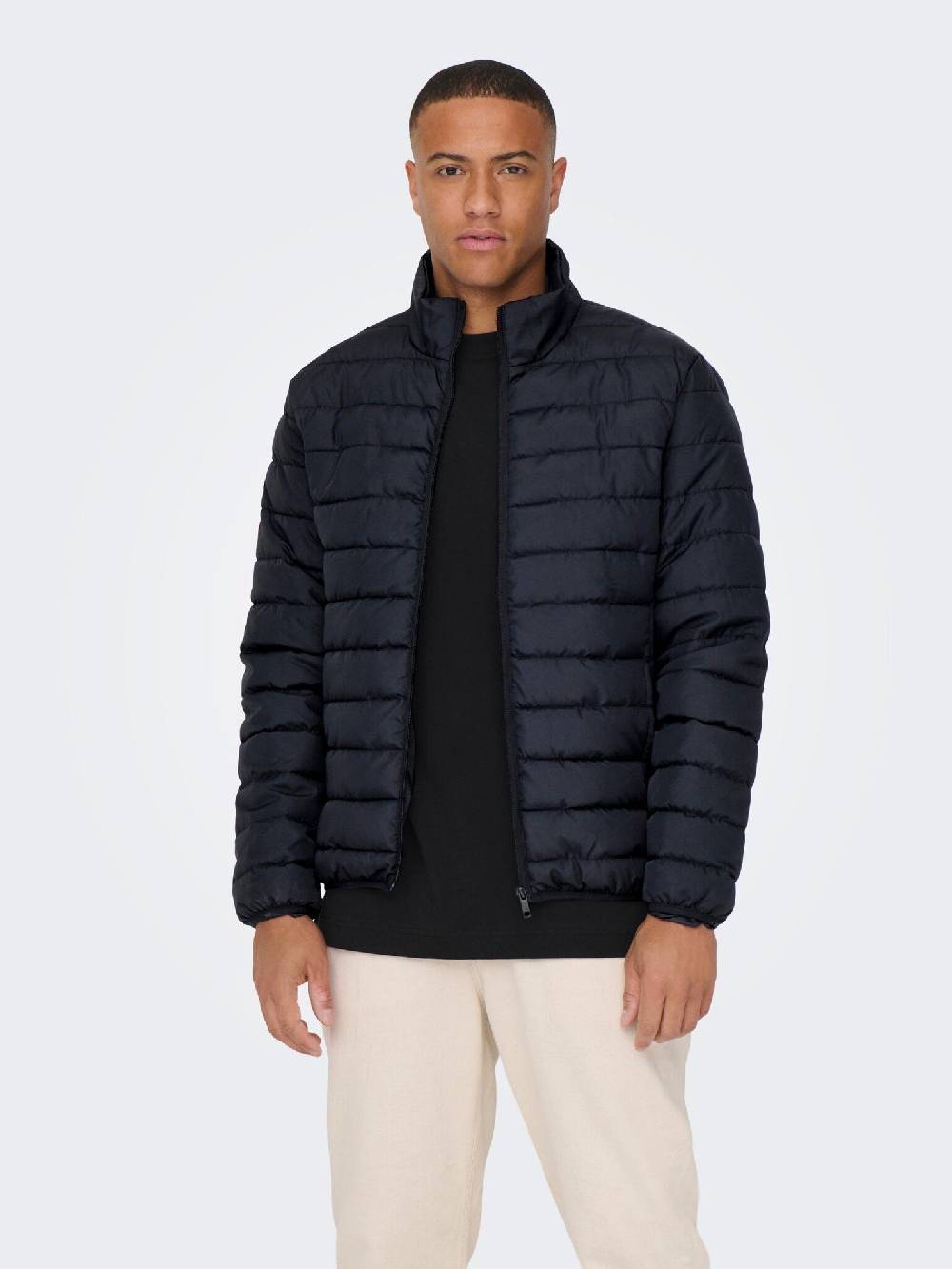 Only & Sons Onsbron Quilt Jacket OTW VD (187197 Dark Navy) Flash Sale