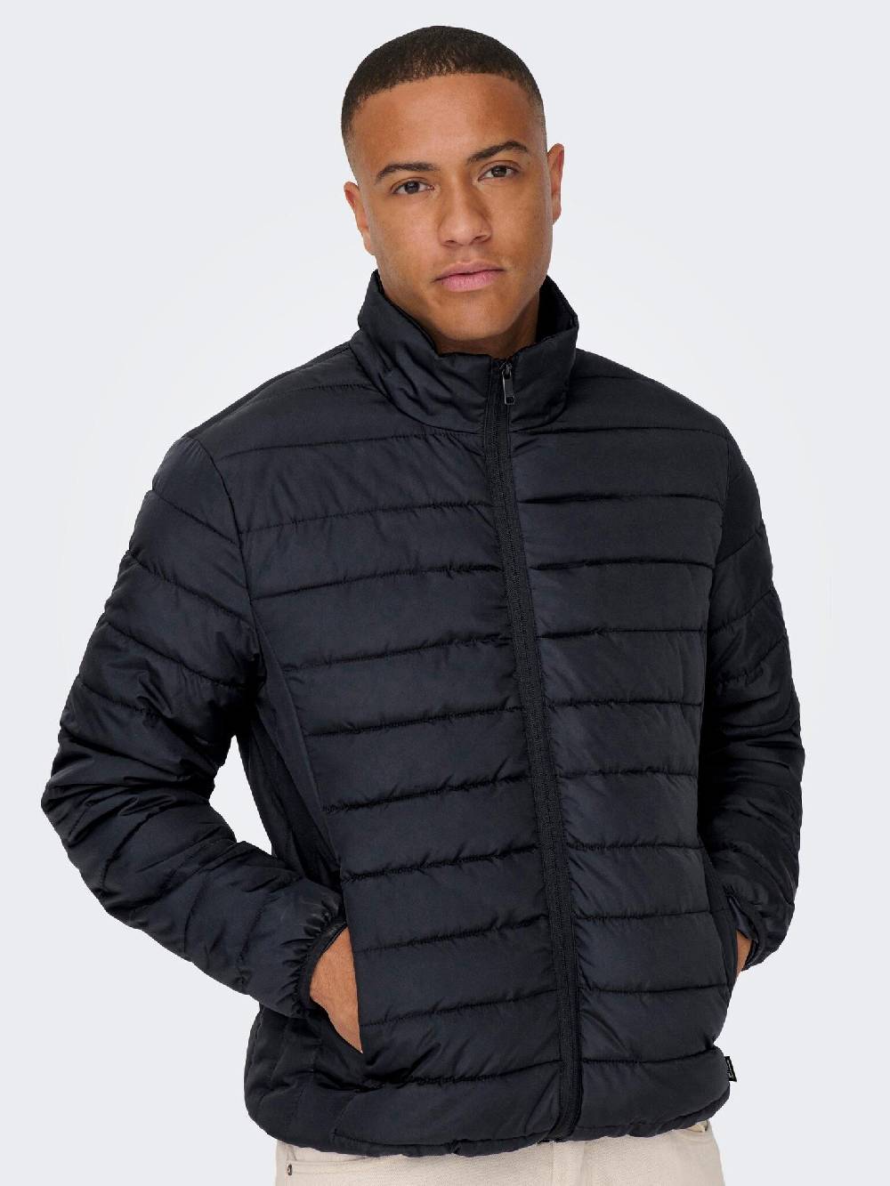 Only & Sons Onsbron Quilt Jacket OTW VD (187197 Dark Navy) Flash Sale