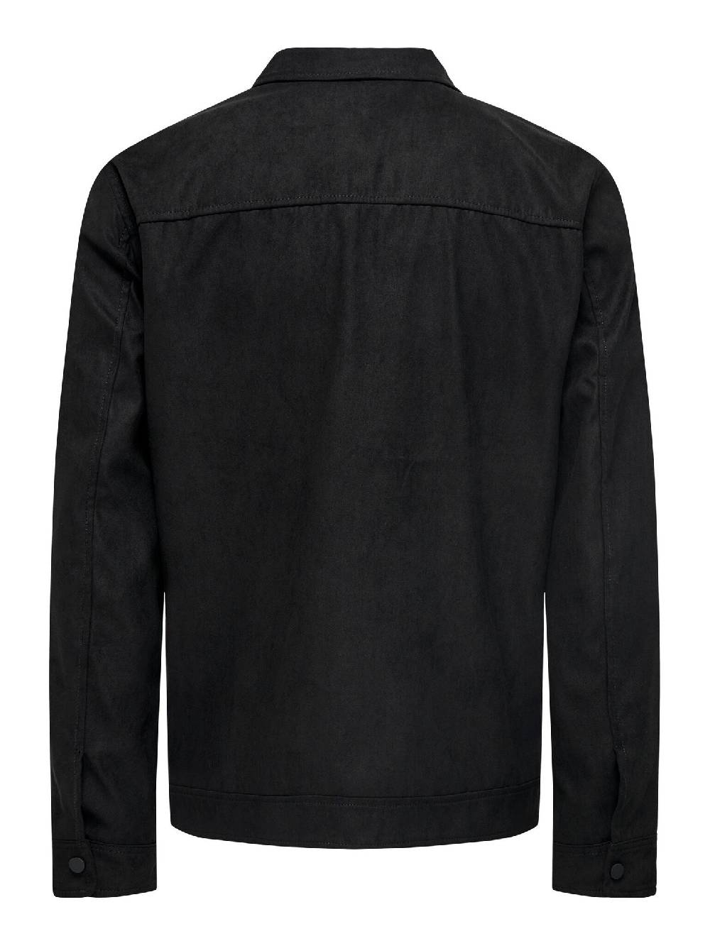 Only & Sons Onswill Fake Suede Jacket OTW (187679 Black) Begrenztes Angebot