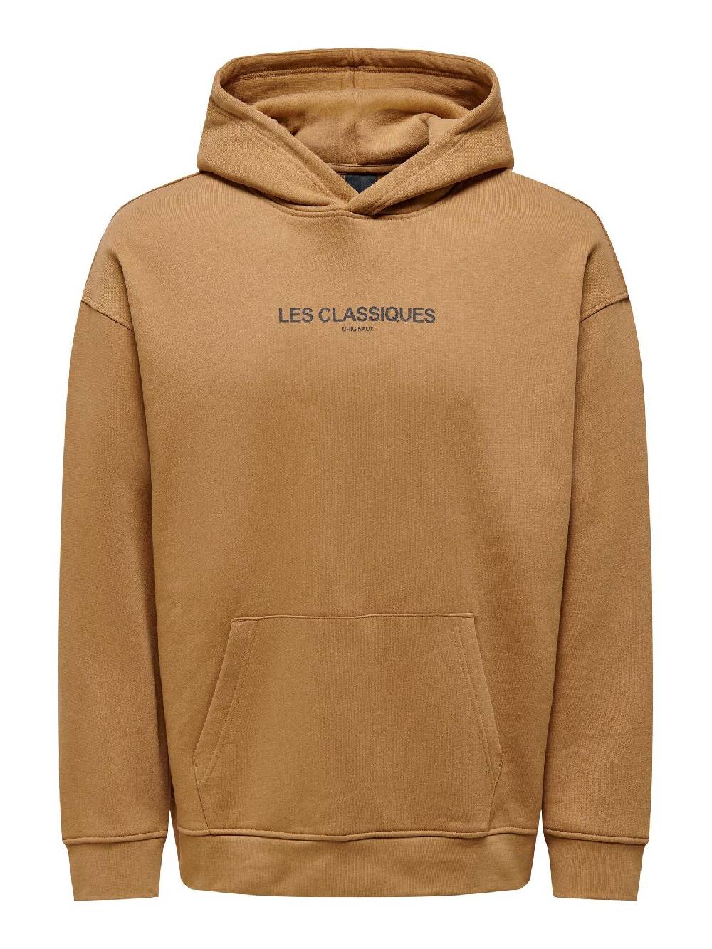 Only & Sons ONSLES CLASSIQUES RLX SWT HOOD (Tabacco Brown) 50% Rabatt mit kostenlosem Versand