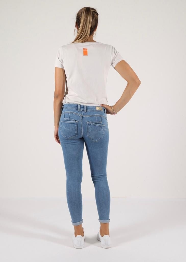 M.O.D ELLEN Skinny Raking Blue 50% Rabatt für begrenzte Zeit