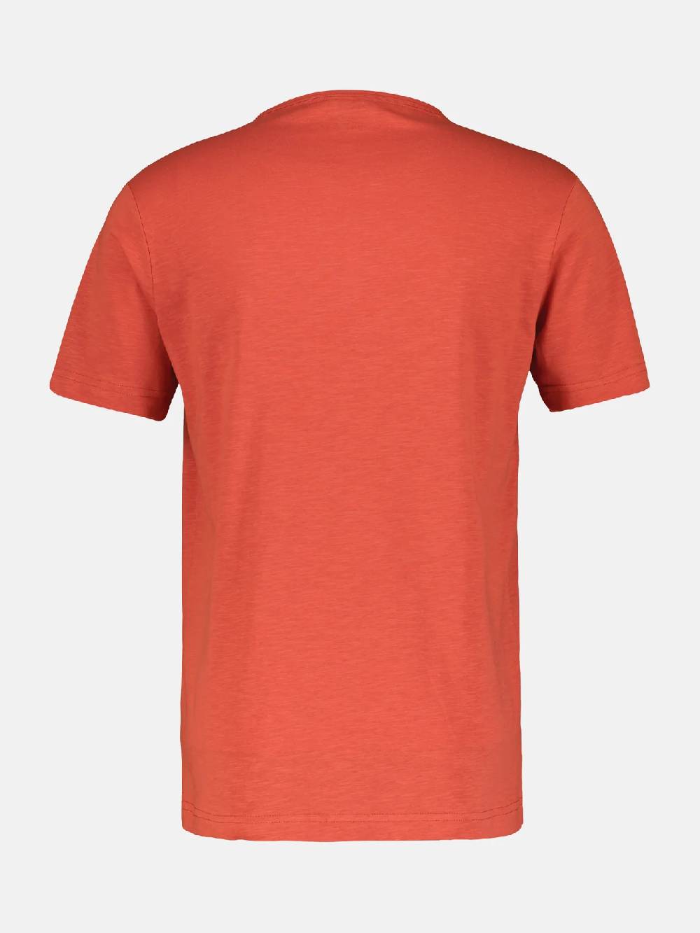 Lerros 2433908 BASIS HENLEY-SHIRT (327 DEEP CORAL RED) Saisonschlussverkauf