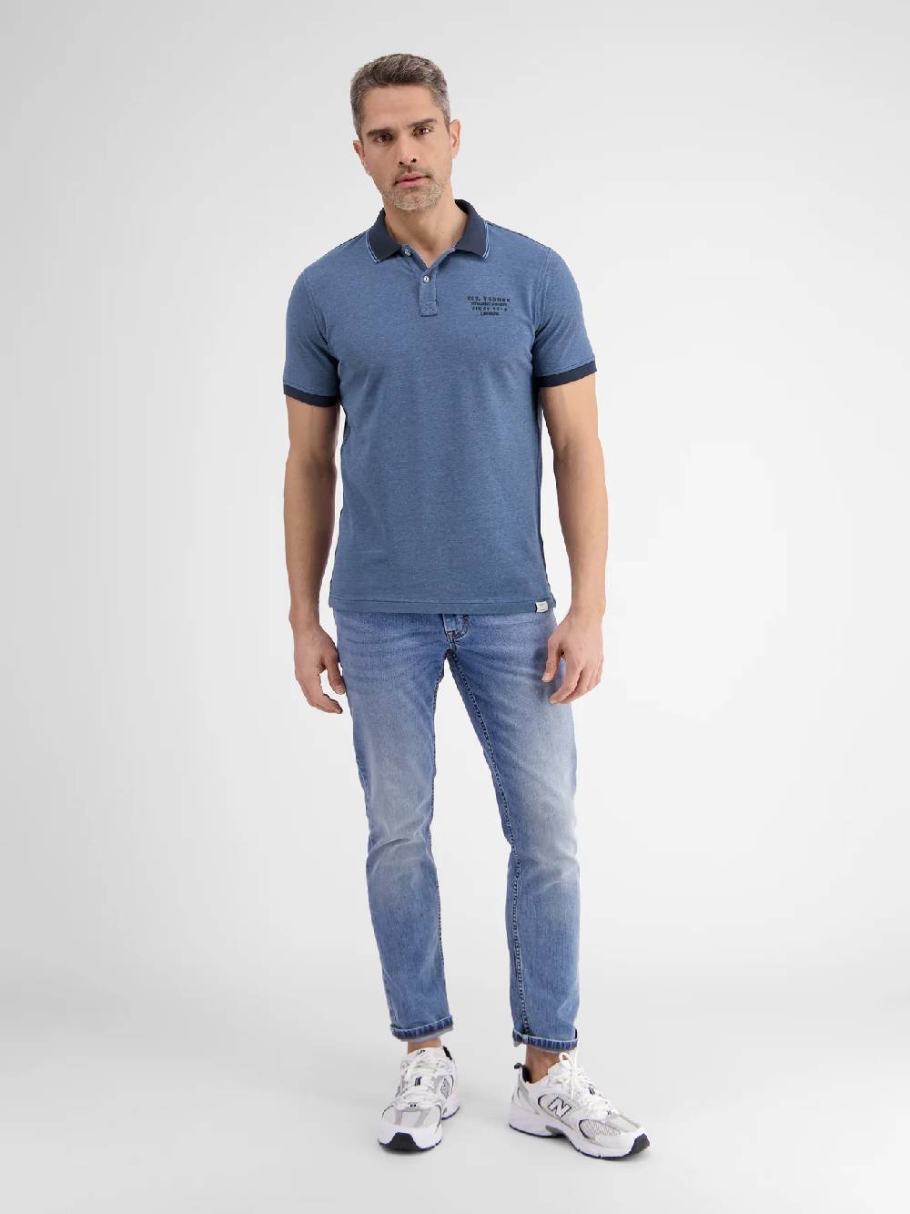 Lerros 2433239 TWEEKLEURIGE POLO (485 CLASSIC NAVY) Cyber Monday