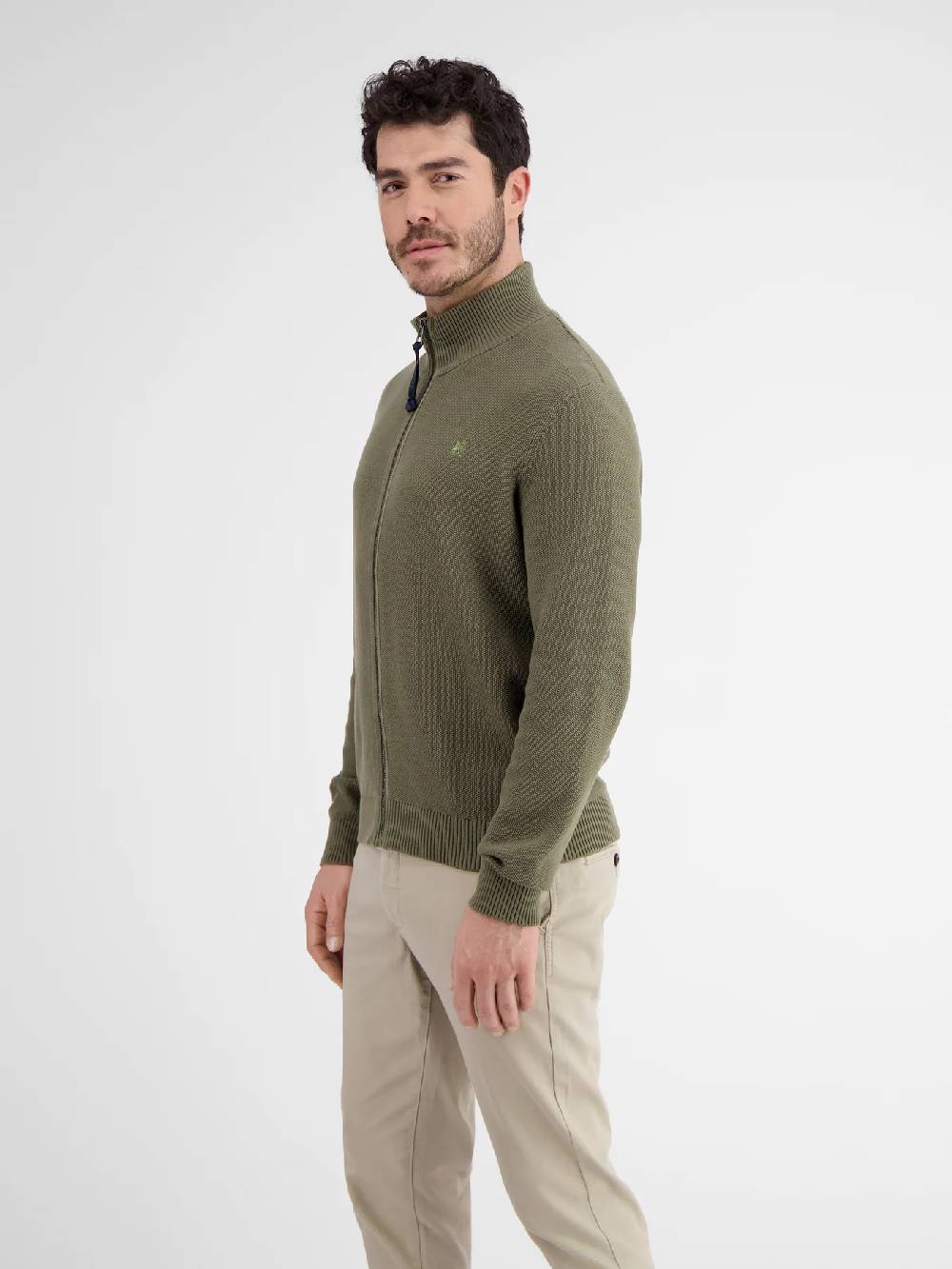 Lerros 23D5503 VEST MET OPSTAANDE KRAAG (659 AGED OLIVE) Osterangebot