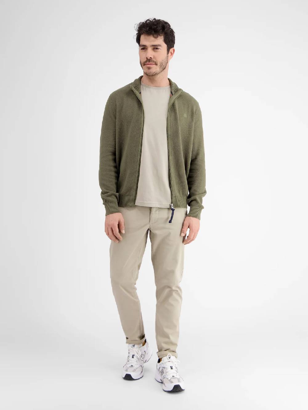 Lerros 23D5503 VEST MET OPSTAANDE KRAAG (659 AGED OLIVE) Osterangebot