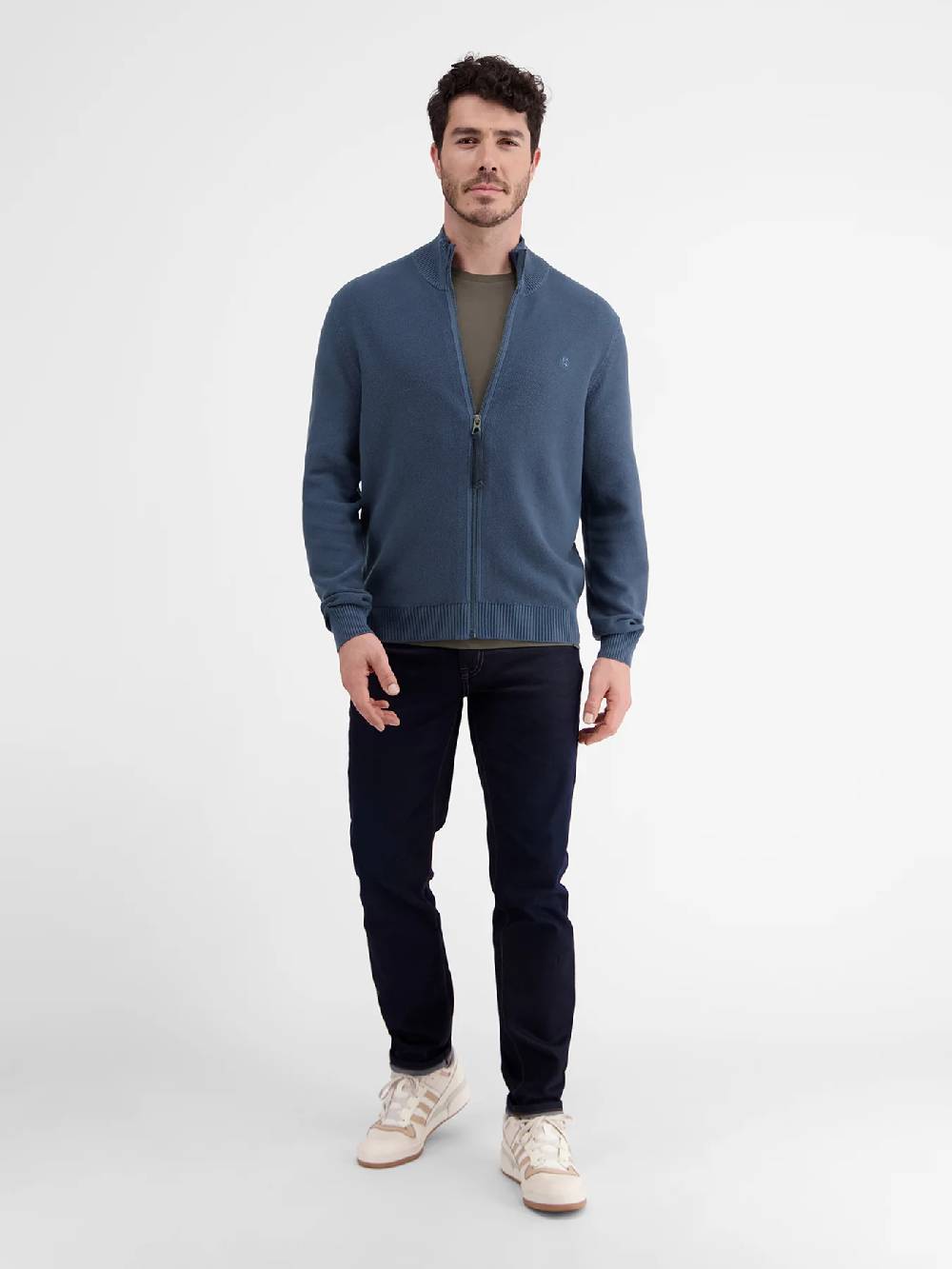 Lerros 23D5503 VEST MET OPSTAANDE KRAAG (448 STORM BLUE) Muttertagsangebot