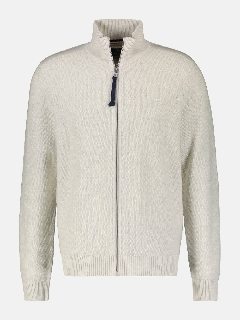 Lerros 23D5503 VEST MET OPSTAANDE KRAAG (127 FOG WHITE MELANGE) Vatertagsangebot